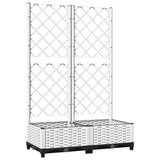 Vidaxx Pflanzgefäß mit Spalier 80x40x121,5 cm Polypropylen