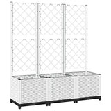 Sadzarka vidaxl z Latwerk 120x40x136 cm Polipropen White