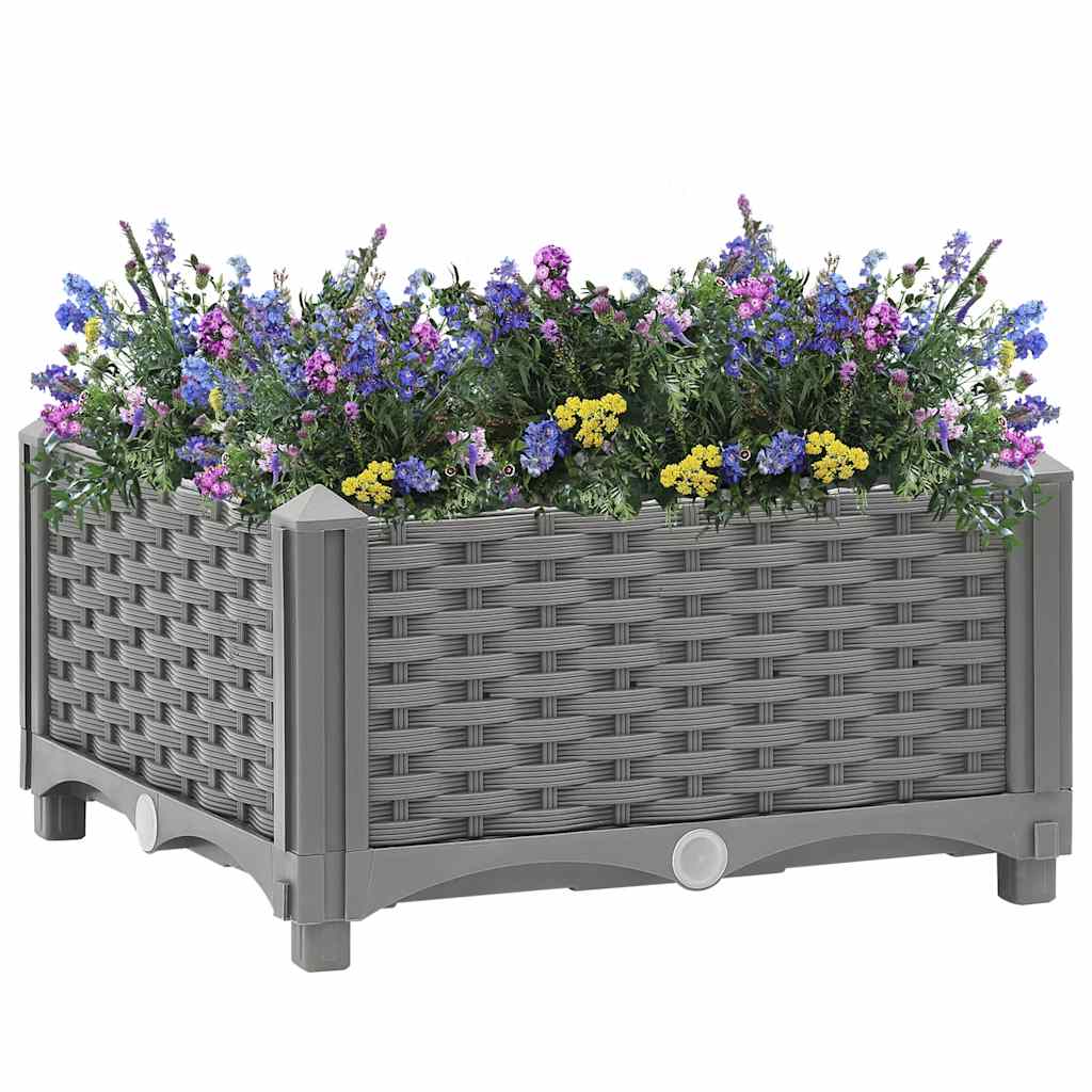Vidaxl plantenbak verhoogd 40x40x23 cm polypropeen