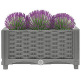 Vidaxl plantenbak verhoogd 40x40x23 cm polypropeen