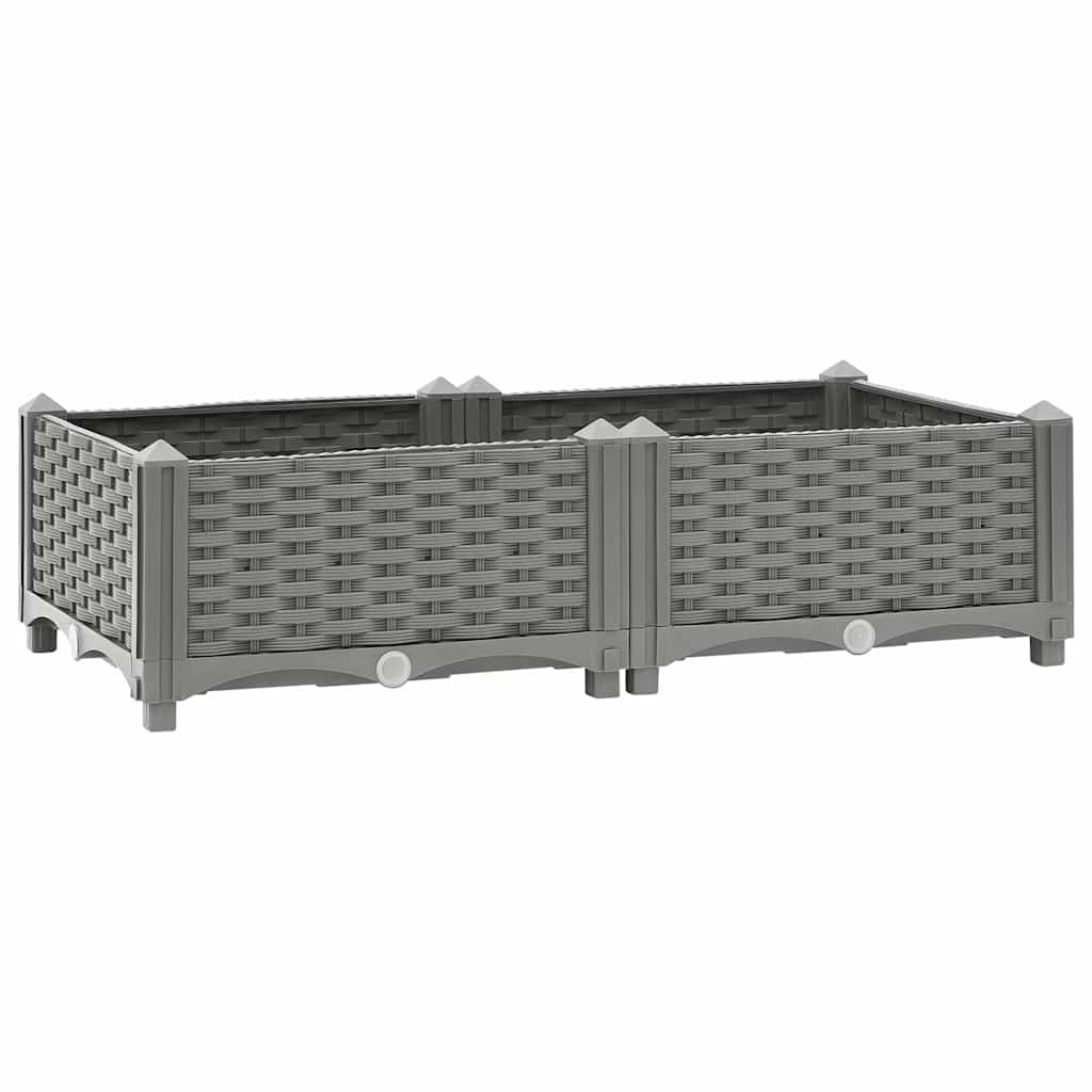 Vidaxx Pflanzgefäß erhöht 80x40x23 cm Polypropylen