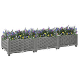 Vidaxx Pflanzgefäß erhöht 120x40x23 cm Polypropylen