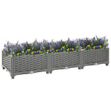 VidaXL Planter raised 120x40x23 cm Polypropene