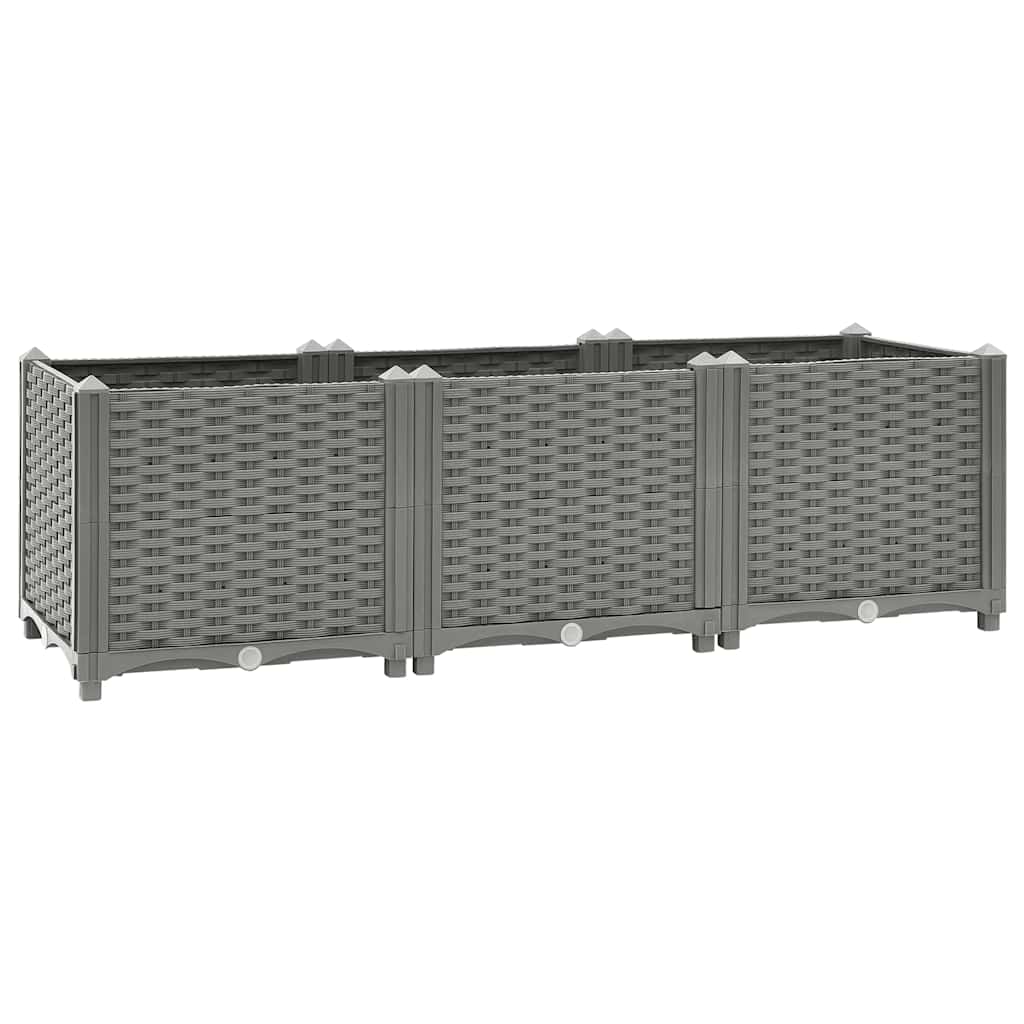 Vidaxx Pflanzgefäß erhöht 120x40x38 cm Polypropylen