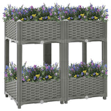 Vidaxx Pflanzgefäß erhöht 80x40x71 cm Polypropylen