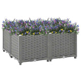 VidaXL Pflanzgefäß erhöht 80x80x38 cm Polypropylen