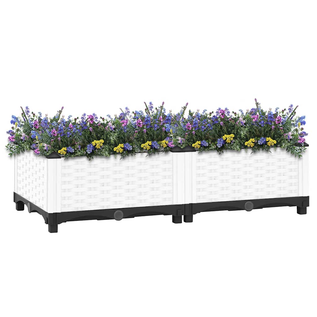 Vidaxx Pflanzgefäß erhöht 80x40x23 cm Polypropylen