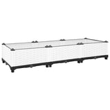 Vidaxx Pflanzgefäß erhöht 120x40x23 cm Polypropylen
