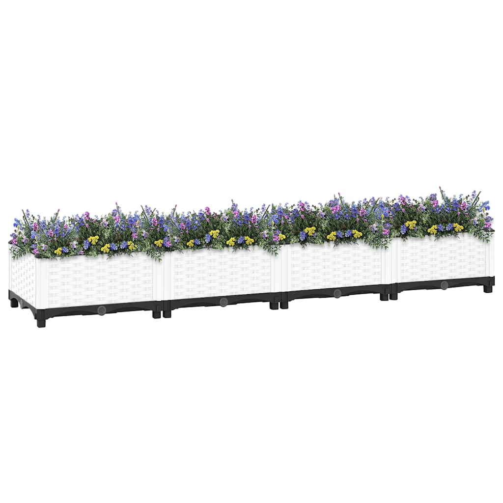 Vidaxx Pflanzgefäß erhöht 160x40x23 cm Polypropylen