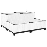 VidaXL Pflanzgefäß erhöht 80x80x38 cm Polypropylen