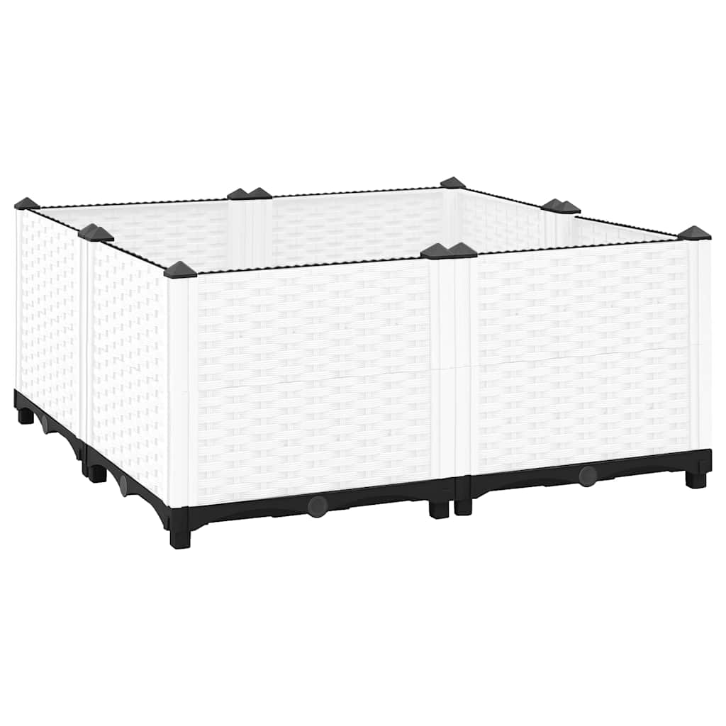 VidaXL Pflanzgefäß erhöht 80x80x38 cm Polypropylen