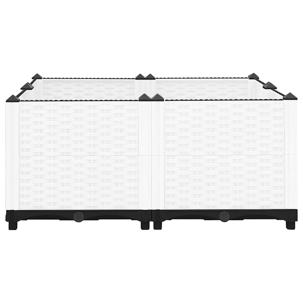 VidaXL Pflanzgefäß erhöht 80x80x38 cm Polypropylen