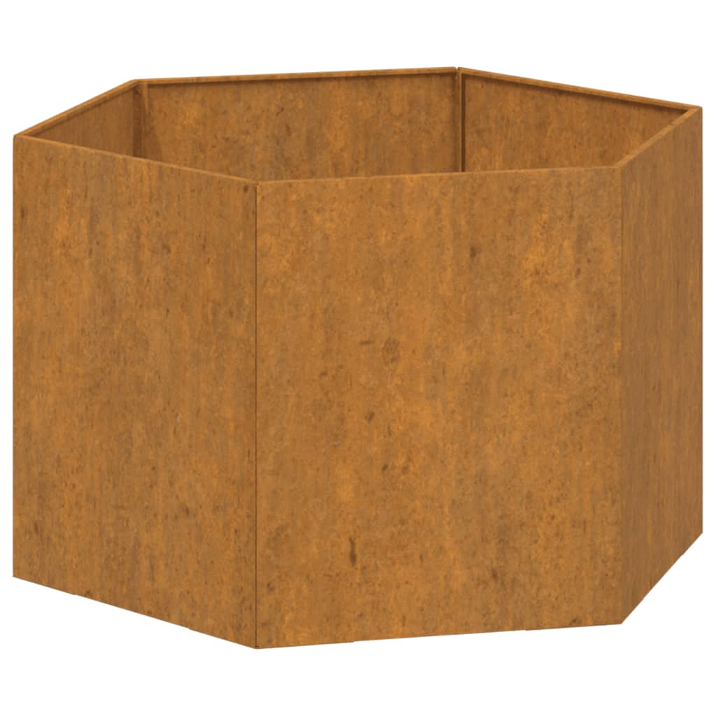 Vidaxl Plannet Rusty 60x60x45 cm Corten Steel