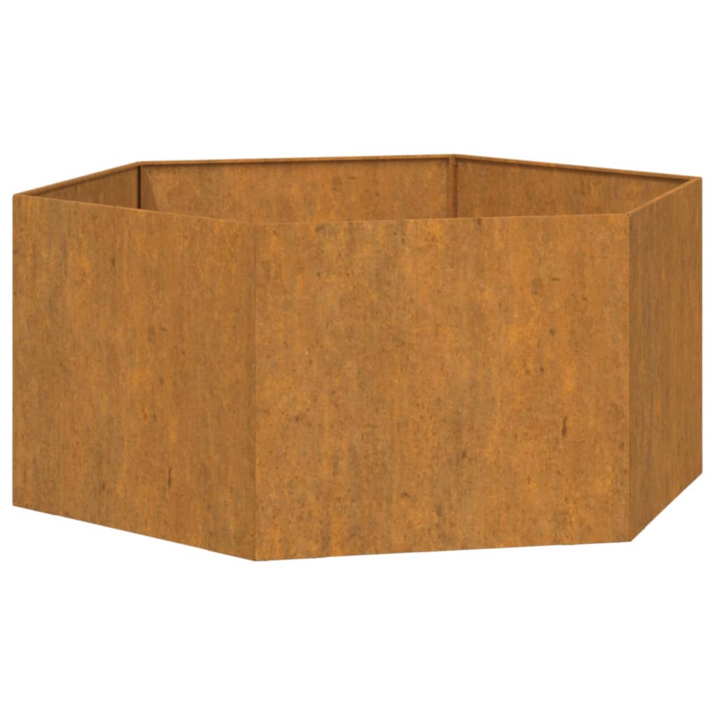 Vidaxl Plannet Rusty 90x90x45 cm Cortenstaal