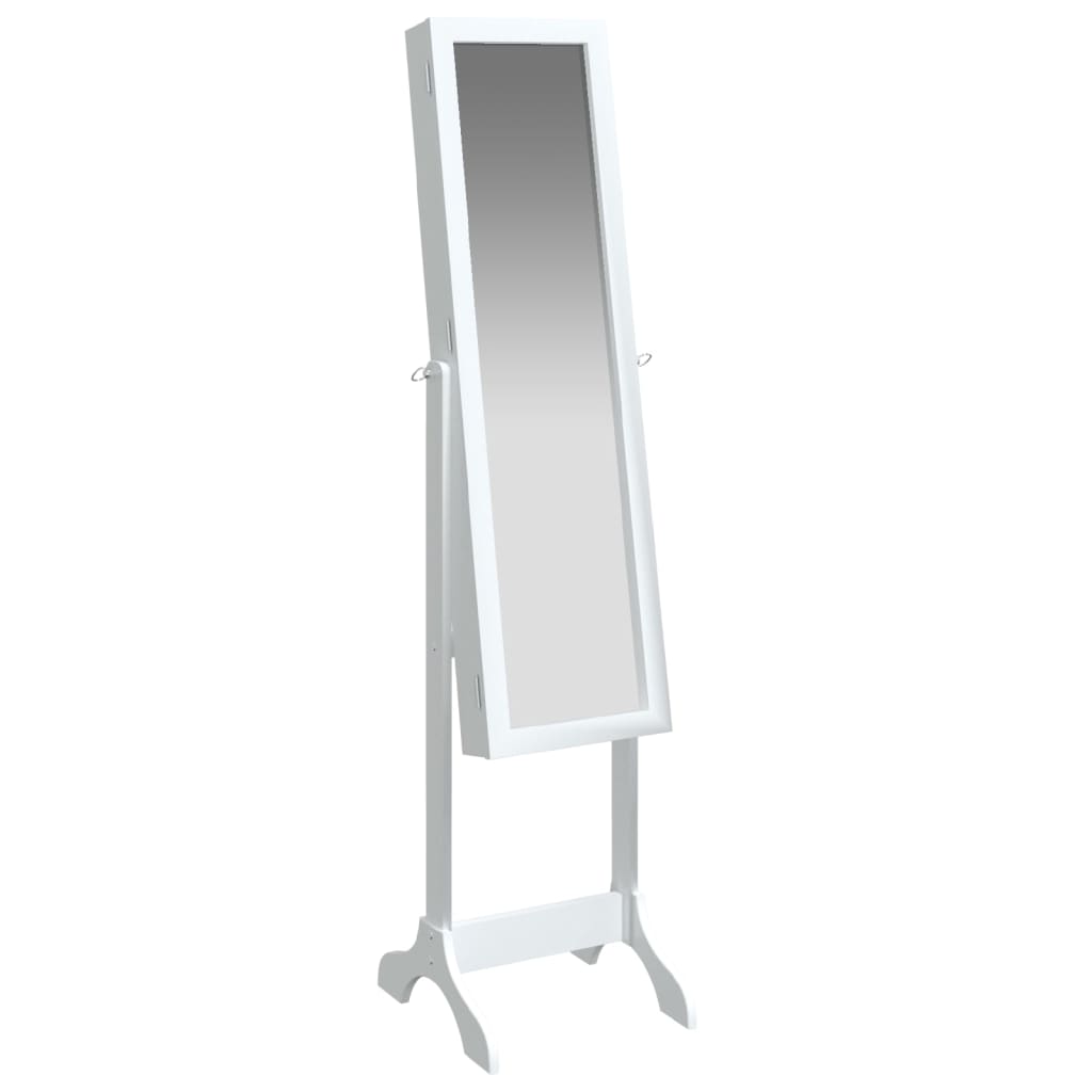 Vidaxx Spiegel freistehend 34x37x146 cm weiß