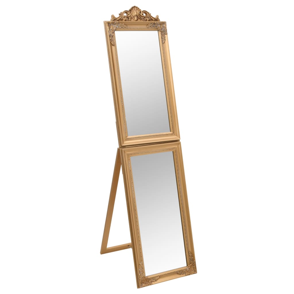 Vidaxl Mirror odłączone 40x160 cm złota