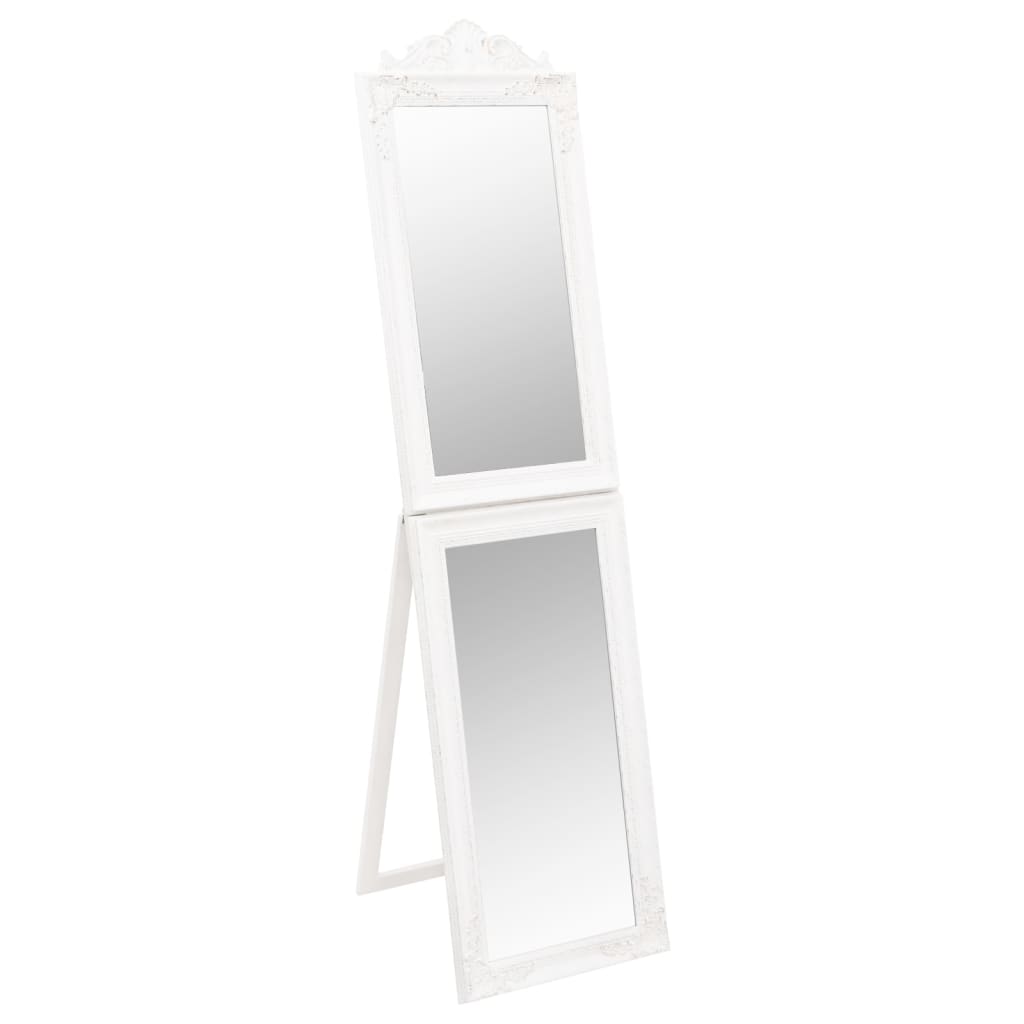 Vidaxl Mirror je bil odmaknjen 45x180 cm bela