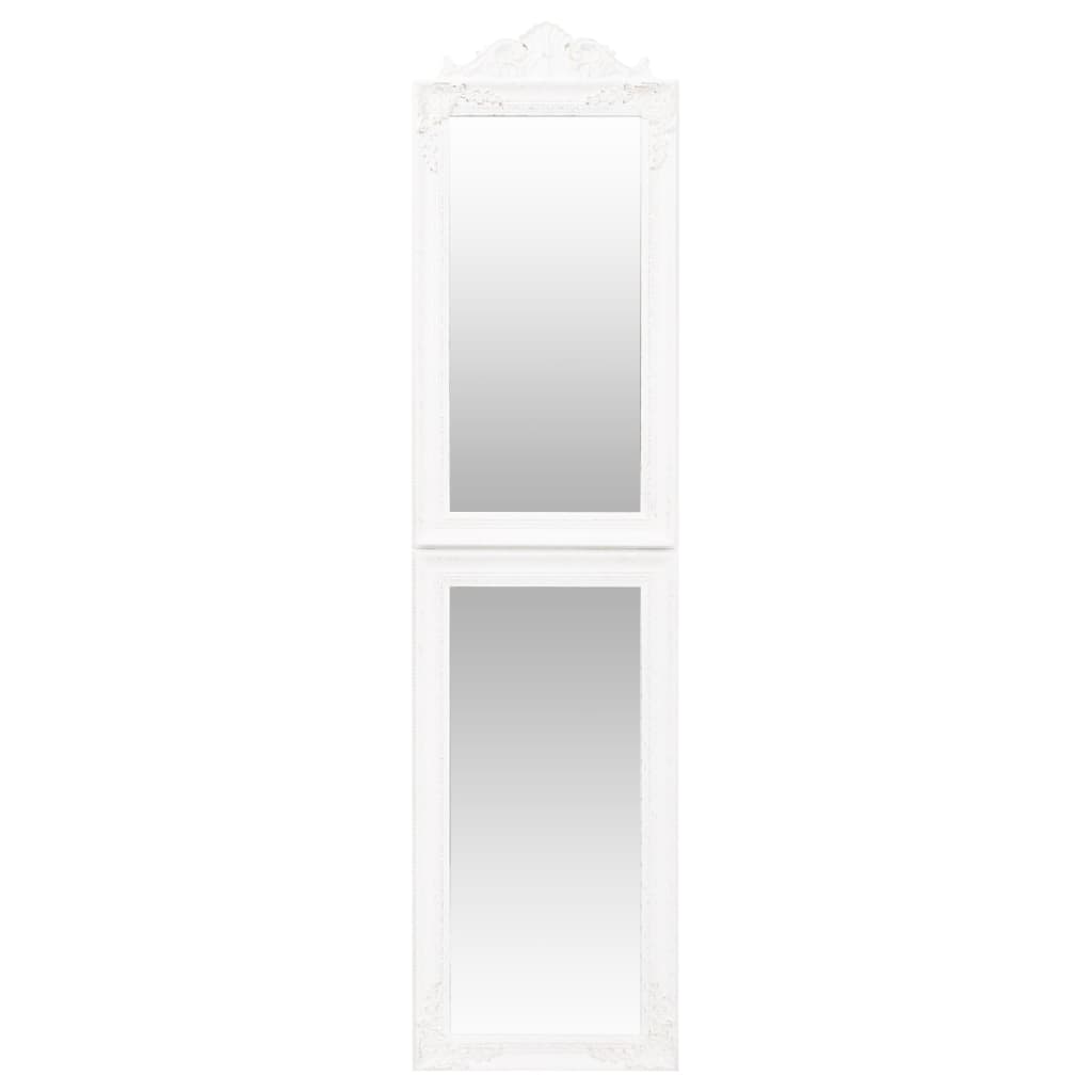 Vidaxl Mirror je bil odmaknjen 45x180 cm bela