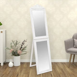 Vidaxl Mirror je bil odmaknjen 45x180 cm bela