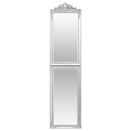 Vidaxx Spiegel freistehend 45x180 cm weiß silber