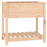 Vidaxx Pflanzgefäß mit Ablage 82,5x54x81 cm massives Kiefernholz