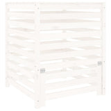 Vidaxx Kompostbehälter 82,5x82,5x99,5 cm massives Kiefernholz weiß