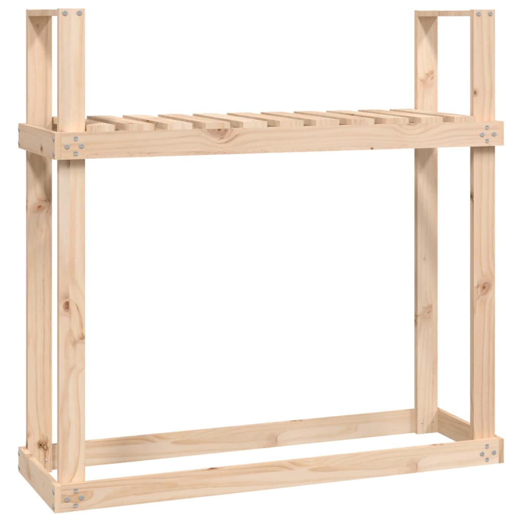 Vidaxx Kaminholzregal 110x35x108,5 cm massives Kiefernholz