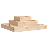 Vidaxx Pflanzgefäß 80x80x27 cm massives Kiefernholz