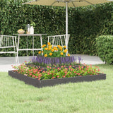 Vidaxx Pflanzgefäß 80x80x27 cm massives Kiefernholz grau