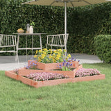 Vidaxl plantenbak 112x112x27 cm massief douglashout