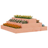 Vidaxx Pflanzgefäß 80x80x27 cm massives Douglasholz