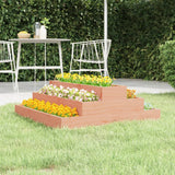 Vidaxx Pflanzgefäß 80x80x27 cm massives Douglasholz