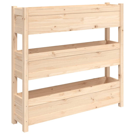 Vidaxx Pflanzgefäß 112x25x104,5 cm massives Kiefernholz