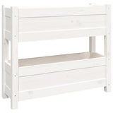 Vidaxl Planning Box 77x25x66 cm Pine solide blanc