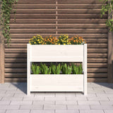 Vidaxl Planning Box 77x25x66 cm Pine solide blanc