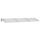 Vidaxx Türvordach 300x100 cm Polycarbonat grau