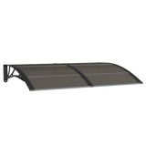 Vidaxl Port Canopy 150x100 cm Policarbonato nero