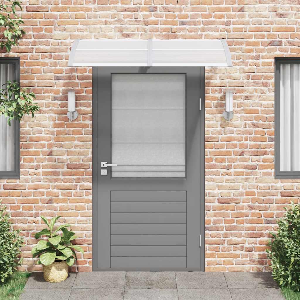Vidaxx Türvordach 150x75 cm Polycarbonat grau