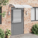 Vidaxx Türvordach 150x75 cm Polycarbonat grau
