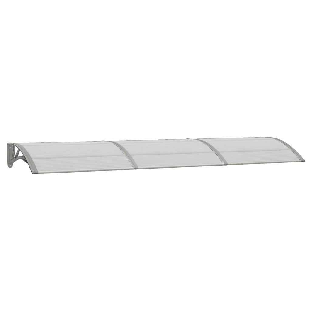 Vidaxx Türvordach 300x75 cm Polycarbonat grau