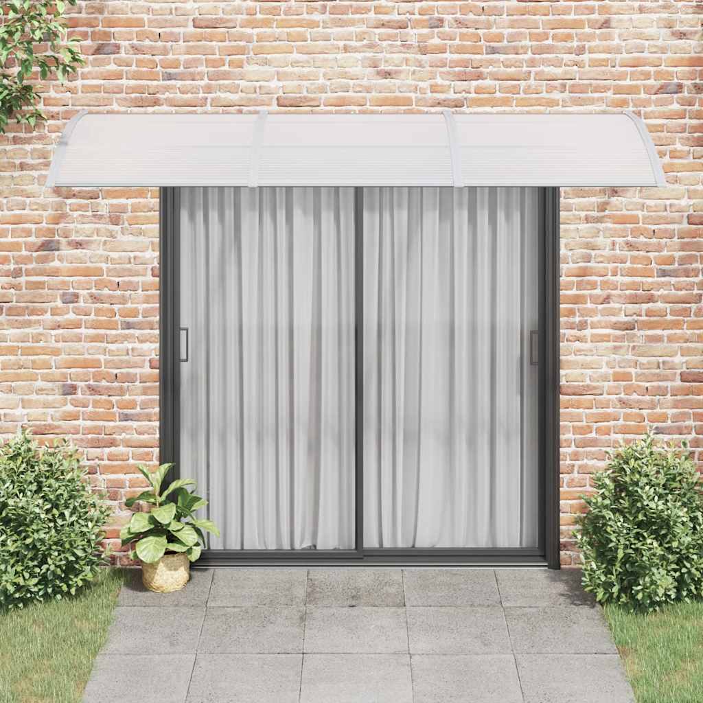 Vidaxx Türvordach 300x75 cm Polycarbonat grau