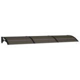 Vidaxx Türvordach 300x75 cm Polycarbonat schwarz