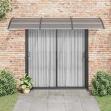 Vidaxx Türvordach 300x75 cm Polycarbonat schwarz