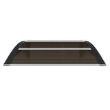 Vidaxl Port Canopy 80x75 cm Policarbonato nero