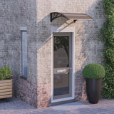 Vidaxl Port Canopy 80x75 cm Policarbonato nero