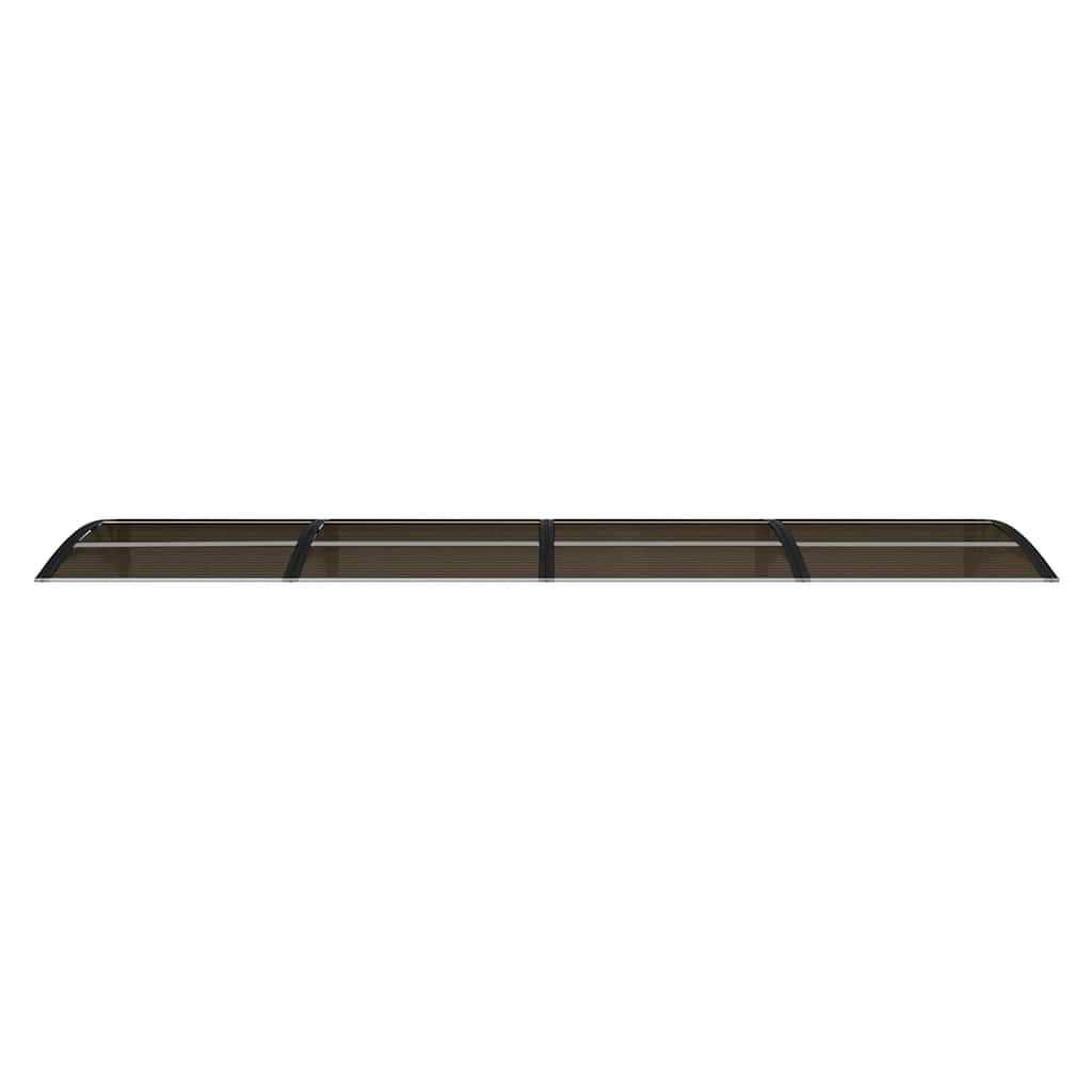 Vidaxx Türvordach 350x75 cm Polycarbonat schwarz