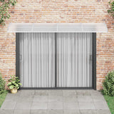Vidaxx Türvordach 350x100 cm Polycarbonat grau