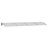 Vidaxl Dier Canopy 400x100 cm Polycarbonat Grey