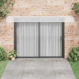 Vidaxx Türvordach 400x100 cm Polycarbonat grau