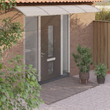 Vidaxl Dier Canopy 400x100 cm Polycarbonat Grey